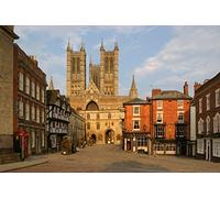 Jigsaw Puzzles 1000 Piece for Adults Lincoln England - Historic City & Cathedral Jigsaw Puzzle Art Wall Hanging Home Decor Puzzles 70x50CM