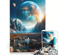 Jigsaw Puzzles 1000 Piece for Adults Lost Land Impossible Game Parent-child Interaction Wishlist with Santa Claus 38x52cm