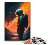 Jigsaw Puzzles 1000 Piece for Adults Lost Space Astronaut Puzzle Hands on Game Unique Home Decor And Gifts 75x50cm