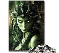 Jigsaw Puzzles 1000 Piece for Adults Medusa Portrait Difficult Hard Brain Teaser Game Gift For Birthdays 38x26cm