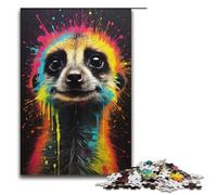 Jigsaw Puzzles 1000 Piece for Adults Meerkat Colorful Puzzle Hands-on Game Unique Home Decor And Gifts 1000PCS(38x26cm)