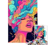 Jigsaw Puzzles 1000 Piece for Adults Mind Blown Teenager Puzzles DIY Toys Precision Cutting Challenging To Complete (Size 38x26cm)