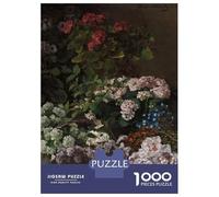 Jigsaw Puzzles 1000 Piece for Adults Monet Spring Flower Jigsaw for Adults Toy Wall Decor Home Decoration Challenging To Complete 52x38cm/1000pcs