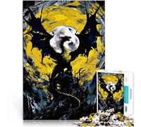 Jigsaw Puzzles 1000 Piece for Adults Moonlit Dragon Fury Handgeschwindigkeitswettbewerb Gutes Geschenk38x26cm