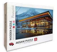 Jigsaw Puzzles 1000 Piece for Adults Mount Fuji, Wooden Jigsaw Puzzles 75x50cm, for Men Women Elders Seniors, Pieces Parts Fit Together Tightly, Decompression, Wall Decor, Gifts, (Landscape) 6-4165