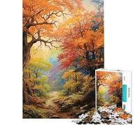 Jigsaw Puzzles 1000 Piece for Adults Mystical Enchanted Forest Teenager Puzzles DIY Toys Precision Cutting Challenging To Complete (Size 50x75cm)