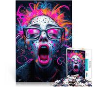Jigsaw Puzzles 1000 Piece for Adults Neon Scream Help the brain exercise addictive toys to cultivate patience A Work of Art 50x70cm