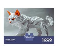 Jigsaw Puzzles 1000 Piece for Adults Origami Cat Sculpture Adult Puzzles Relaxing Games Analysis And Logic Great Gift for Gaming 70x50cm/1000pcs