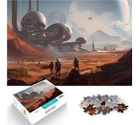 Jigsaw Puzzles 1000 Piece for Adults Other Worlds v7 Stressabbau Staycation Zeit totschlagen tolles Geschenk52x38cm