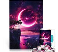 Jigsaw Puzzles 1000 Piece for Adults Overlooking the city Made of cardboard for and 14 years and over Toys Educational Games Antistress Gift of works of art。size：26x38cm/10.24x14.96inch