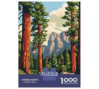 Jigsaw Puzzles 1000 Piece for Adults Pacific Crest Trail Landscape Puzzle for Adults DIY Toys Staycation Kill Time Educational Challenge 70x50cm/1000pcs