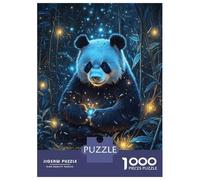 Jigsaw Puzzles 1000 Piece for Adults Panda in Magical Bamboo Forest Teenager Puzzles Relax Games Presents for Women Gifts for Friends And Family 70x50cm/1000pcs