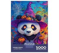 Jigsaw Puzzles 1000 Piece for Adults Panda's Halloween Magic-2 Jigsaw for Adults Toy Wall Decor Home Decoration Challenging To Complete 38x26cm/1000pcs