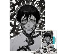 Jigsaw Puzzles 1000 Piece for Adults Parasitic Smile︰ The Void Beneath Puzzle for Adults Hands-on Game Wall Decoration Educational Challenge (Size 38x52cm)