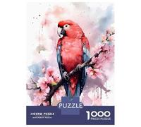 Jigsaw Puzzles 1000 Piece for Adults Parrot Watercolor Adult Puzzles Relaxing Games Analysis And Logic Great Gift for Gaming 70x50cm/1000pcs