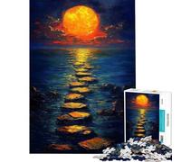 Jigsaw Puzzles 1000 Piece for Adults Path to The Sun Adult Jigsaw Puzzle Relax Games Staycation Kill Time Challenging To Complete (Size 38x26cm)