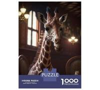 Jigsaw Puzzles 1000 Piece for Adults Poker Giraffe Adult Puzzles Relaxing Games Analysis And Logic Great Gift for Gaming 70x50cm/1000pcs