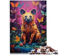 Jigsaw Puzzles 1000 Piece for Adults psychedelic The hyena Fun Games 26x38cm Artists Collection Fine Art for Teens Age 14 Years Up