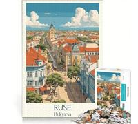 Jigsaw Puzzles 1000 Piece for Adults Ruse Little Vienna, Brain Teaser Game, Stress Reliever, Every Piece Is Unique 50x75cm