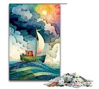Jigsaw Puzzles 1000 Piece for Adults Sailing Serenity Puzzle Hands-on Game Unique Home Decor And Gifts 1000 PCS