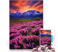 Jigsaw Puzzles 1000 Piece for Adults Spring Mountains - April Alp Mustermontage Verbessern Sie das Gedächtnis75x50cm