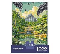 Jigsaw Puzzles 1000 Piece for Adults St. Paul Botanical Garden Jigsaw for Adults Family Game Wall Decoration Challenging To Complete 52x38cm/1000pcs