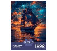 Jigsaw Puzzles 1000 Piece for Adults Starry Sea Voyage -1 Jigsaw for Adults Toy Wall Decor Home Decoration Challenging To Complete 70x50cm/1000pcs