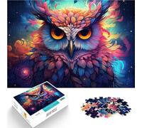 Jigsaw Puzzles 1000 Piece for Adults starry sky owl Educational Puzzle 26x38cm deal as gifts for the whole family for teenager 14+