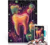 Jigsaw Puzzles 1000 Piece for Adults Stellar Tooth Constellation Lustige Spiele Tolles Geschenk für Spiele38x26cm