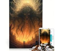Jigsaw Puzzles 1000 Piece for Adults Tentacle Monster Brain Teaser Game Pattern Assembly Improving Love between Couples 50x75cm