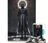 Jigsaw Puzzles 1000 Piece for Adults The Blindfolded Executioner - Divine Judgment Warrior Brain Teaser Game Pattern Assembly Improving Love between Couples 50x75cm