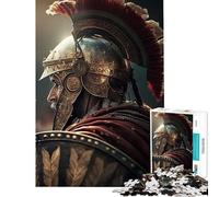 Jigsaw Puzzles 1000 Piece for Adults The Centurion Veteran Learning Educational Toys Educational Game Hand Speed Race Great Gifts (Size 50x75cm)