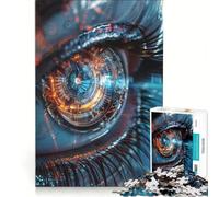 Jigsaw Puzzles 1000 Piece for Adults The EYE AI Brain Teaser Game Pattern Assembly Improving Love between Couples 38x52cm