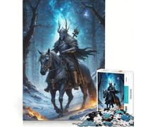 Jigsaw Puzzles 1000 Piece for Adults The Knight in The Woods Brain Teaser Game Pattern Assembly Improving Love between Couples 50x75cm