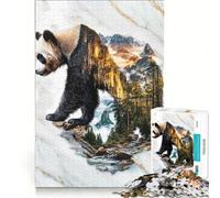 Jigsaw Puzzles 1000 Piece for Adults The Peaceful Wanderer Brain Teaser Game Pattern Assembly Improving Love between Couples 50x75cm