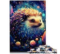 Jigsaw Puzzles 1000 Piece for Adults the starry night hedgehog Educational Puzzle 26x38cm Unique Home Decor and Gifts for teenager Age 14+