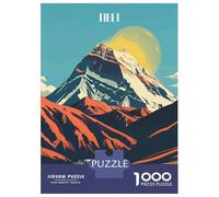 Jigsaw Puzzles 1000 Piece for Adults Tibet Mountain Landscape Puzzle for Adults DIY Toys Staycation Kill Time Educational Challenge 38x26cm/1000pcs