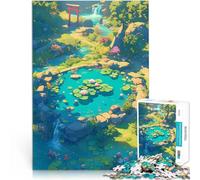 Jigsaw Puzzles 1000 Piece for Adults Torii Gate by the River Entspannungsspiele Lernspiel für Geburtstag, Weihnachten38x26cm