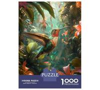 Jigsaw Puzzles 1000 Piece for Adults Tropical Hummingbird Adult Puzzles Relaxing Games Analysis And Logic Great Gift for Gaming 70x50cm/1000pcs