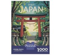 Jigsaw Puzzles 1000 Piece for Adults Visit Japan Travel Jigsaws for Adults Hands-on Game But Fun And Humorous Educational Challenge 70x50cm/1000pcs