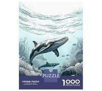 Jigsaw Puzzles 1000 Piece for Adults Whale Underwater Jigsaw for Adults Toy Wall Decor Home Decoration Challenging To Complete 52x38cm/1000pcs
