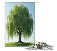 Jigsaw Puzzles 1000 Piece for Adults Willow Tree Puzzle Hands-on Game Unique Home Decor And Gifts 1000 PCS(38x26cm)