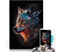 Jigsaw Puzzles 1000 Piece for Adults Wolf Help the brain exercise addictive toys to cultivate patience gifts for friends and family 50x70cm