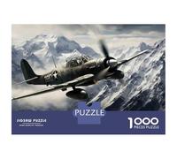 Jigsaw Puzzles 1000 Piece for Adults World War II Aircraft Art Print Jigsaw for Adults Toy Wall Decor Home Decoration Challenging To Complete 70x50cm/1000pcs