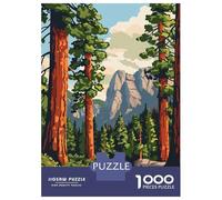 Jigsaw Puzzles 1000 Piece for Adults Yosemite National Park Jigsaw for Adults Toy Wall Decor Home Decoration Challenging To Complete 70x50cm/1000pcs