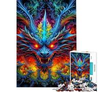 Jigsaw Puzzles 1000 Piece for Teenagers A Dragons Triumph Jigsaw Anti-Stress Toys Analysis And Logic Challenging To Complete (Size 38x26cm)