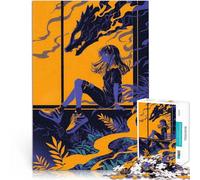 Jigsaw Puzzles 1000 Piece for teenagers Abnormal Core Educational Game Challenge Toy Fun at Home Activities, Birthday Present,Travel Gifts, 26x38cm
