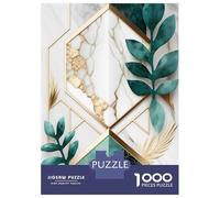 Jigsaw Puzzles 1000 Piece for Teenagers Abstract Botanic Polygons Jigsaw Puzzle Relaxing Games Wall Decoration Gifts for Friends And Family 70x50cm/1000pcs