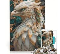 Jigsaw Puzzles 1000 Piece for Teenagers Abstract Phoenix Kintsugi, Fun Games, Challenging To Complete, Deal As Gifts for The Whole Family 50x75cm