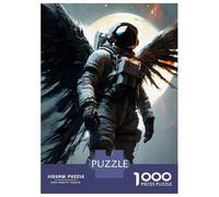 Jigsaw Puzzles 1000 Piece for Teenagers Astronauts Cosmic Angel Adult Puzzles Relaxing Games Pattern Assembly Birthday Present, Gifts, 52x38cm/1000pcs